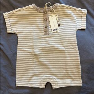 NWT Quincy Mae 0-3m Short Sleeve Romper